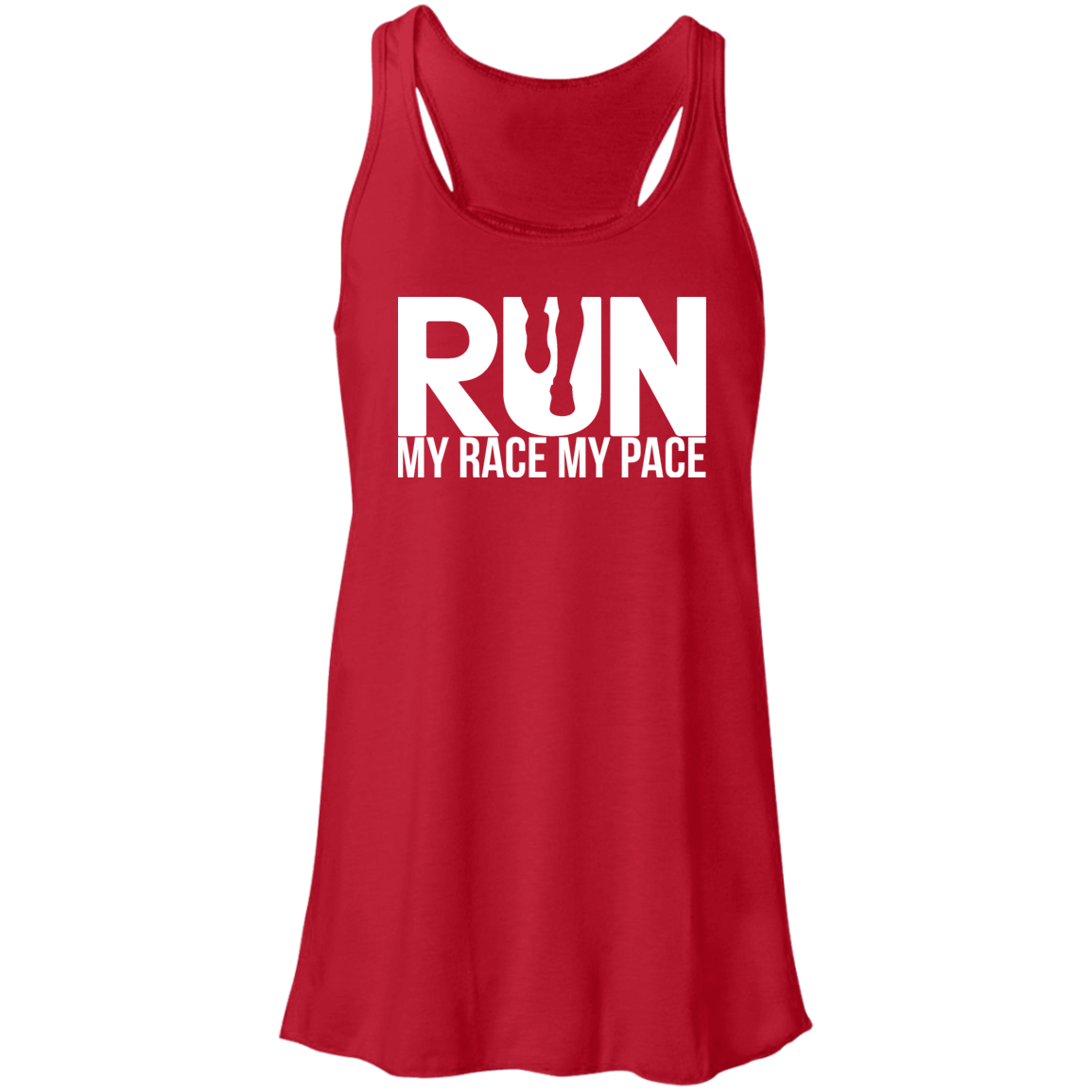 Flowy Racerback Tank - MY RACE