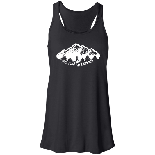 Flowy Racerback Tank - FIND YOUR PATH