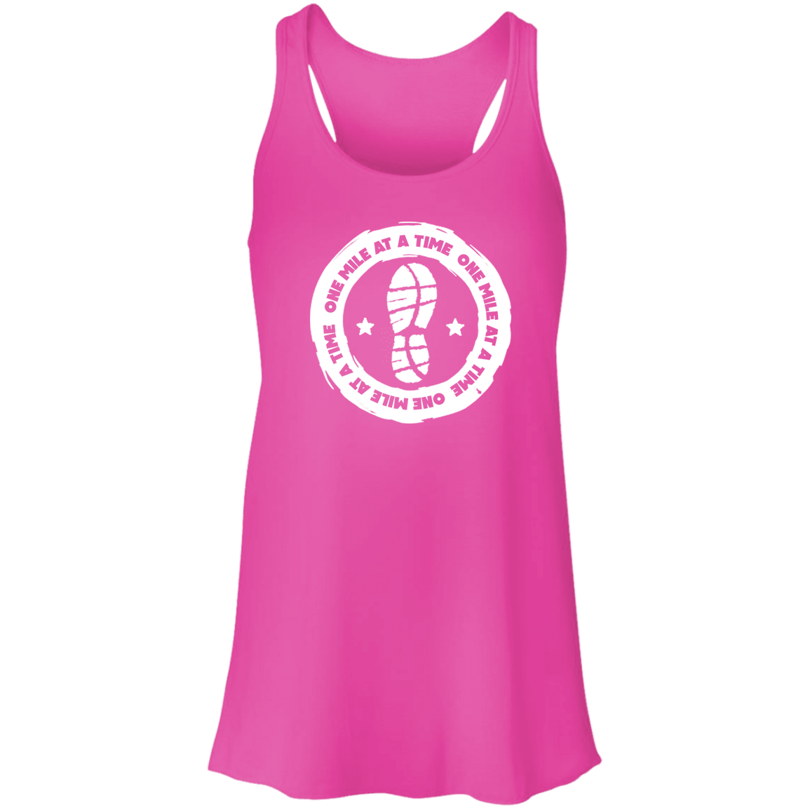 Flowy Racerback Tank ONE MILE