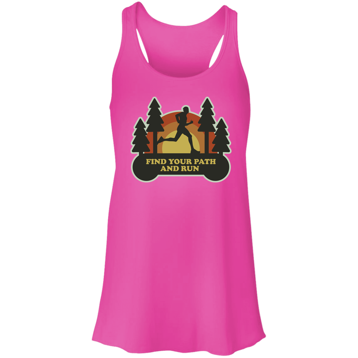 Flowy Racerback Tank - SUNSET
