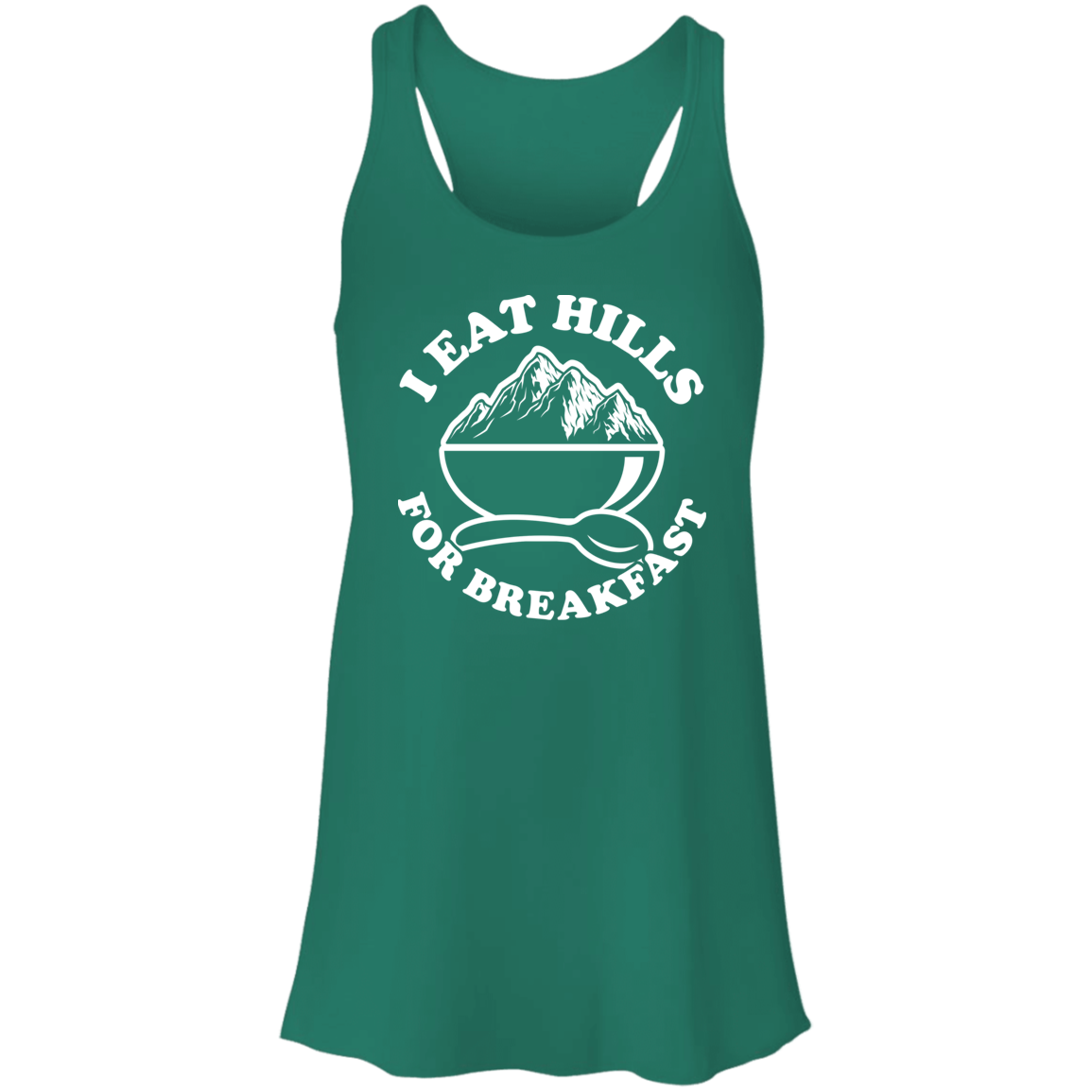 Flowy Racerback Tank - I EAT HILLS