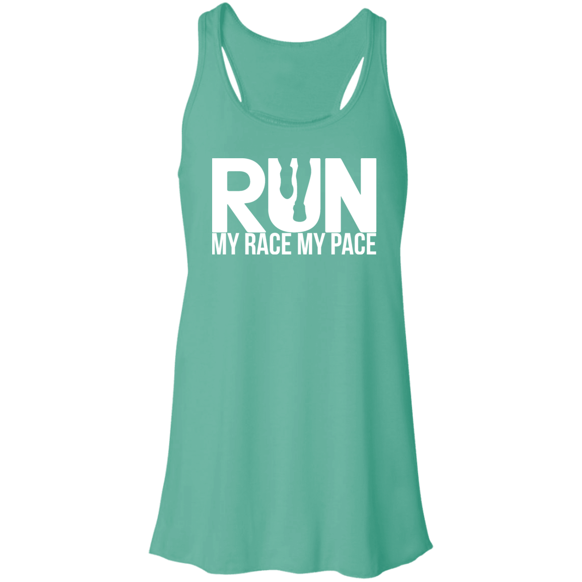 Flowy Racerback Tank - MY RACE