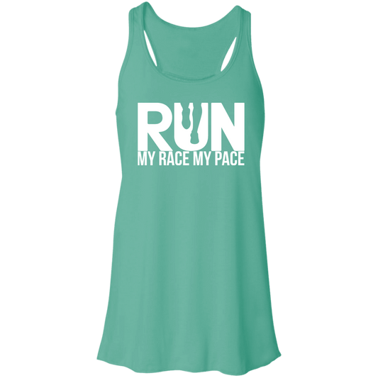 Flowy Racerback Tank - MY RACE