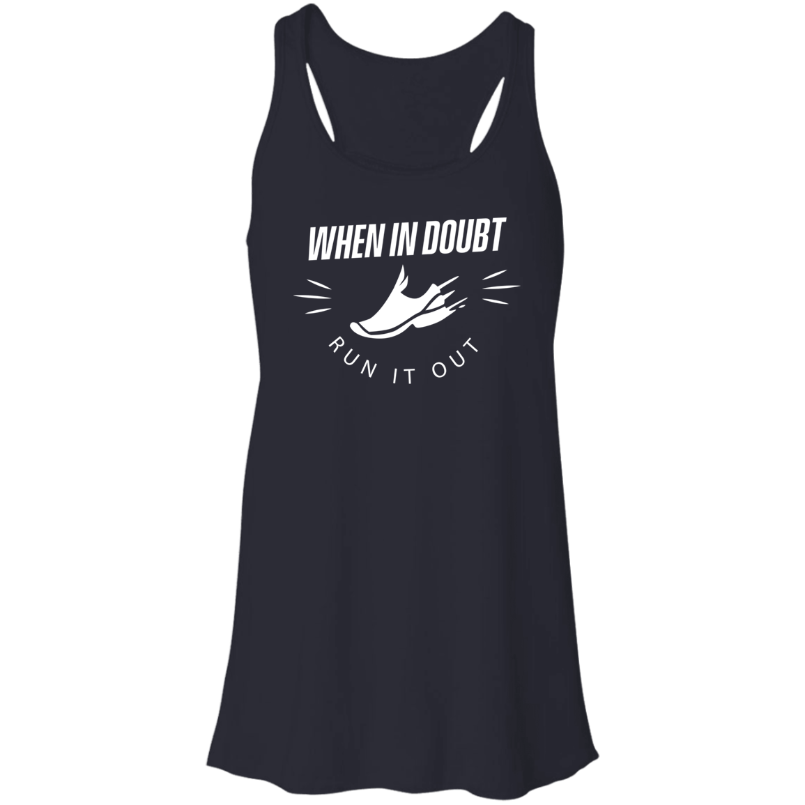 Flowy Racerback Tank - RUN IT OUT