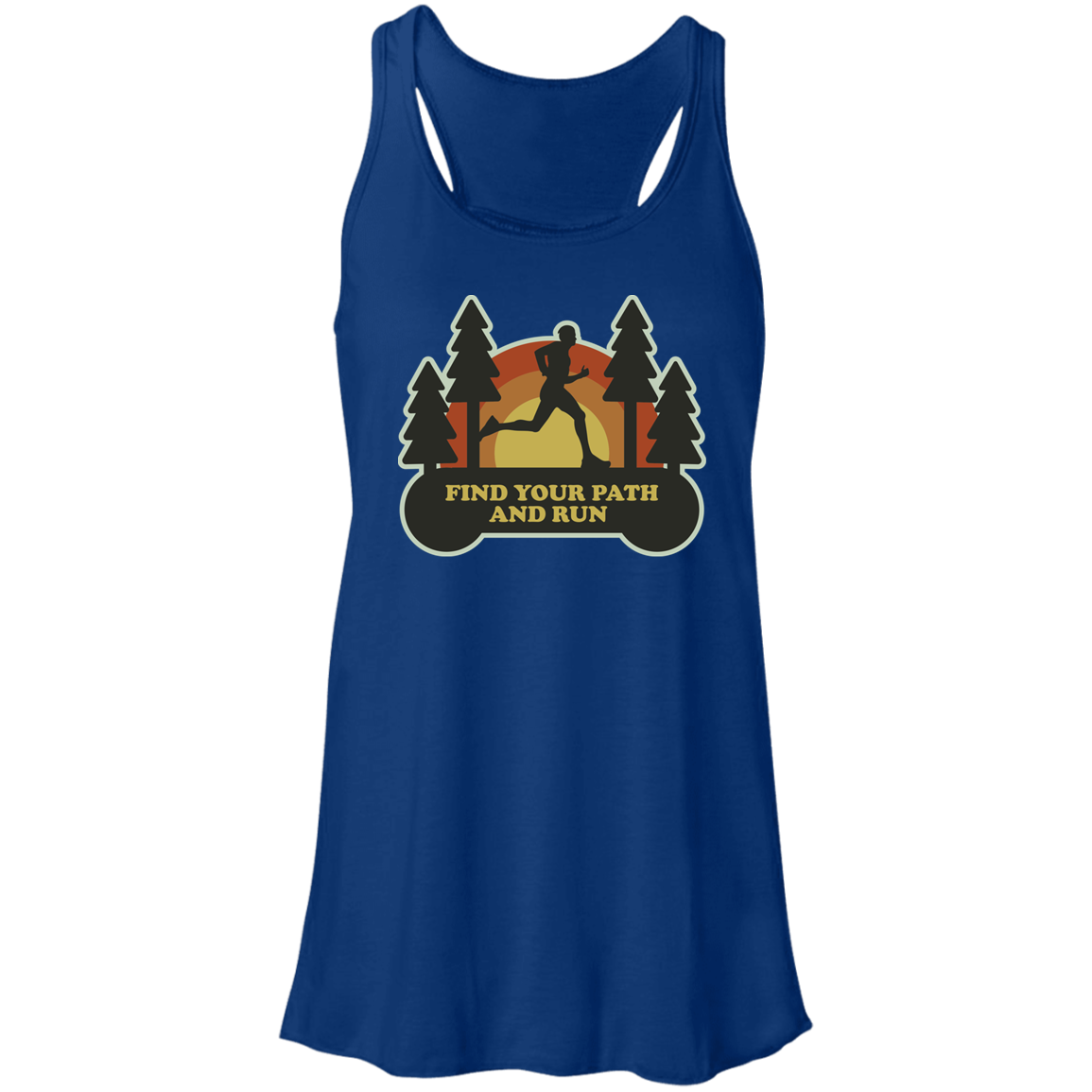 Flowy Racerback Tank - SUNSET