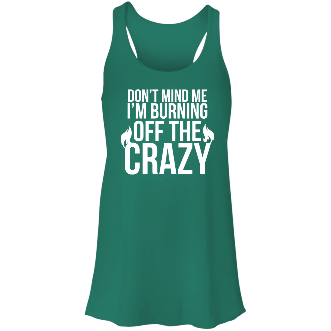 Flowy Racerback Tank - BURNING OFF