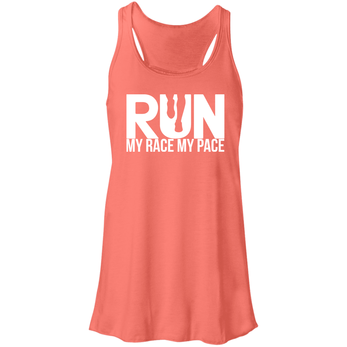 Flowy Racerback Tank - MY RACE