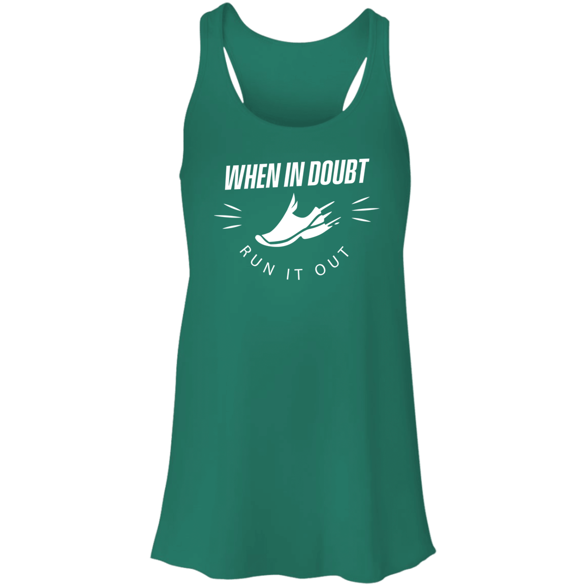 Flowy Racerback Tank - RUN IT OUT