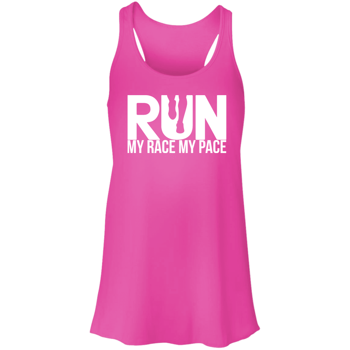 Flowy Racerback Tank - MY RACE