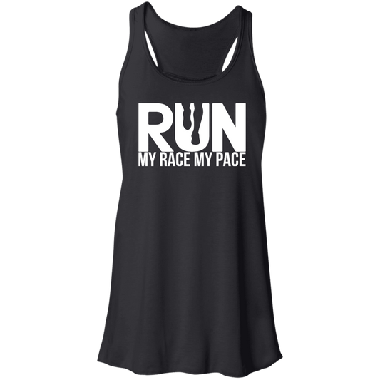 Flowy Racerback Tank - MY RACE