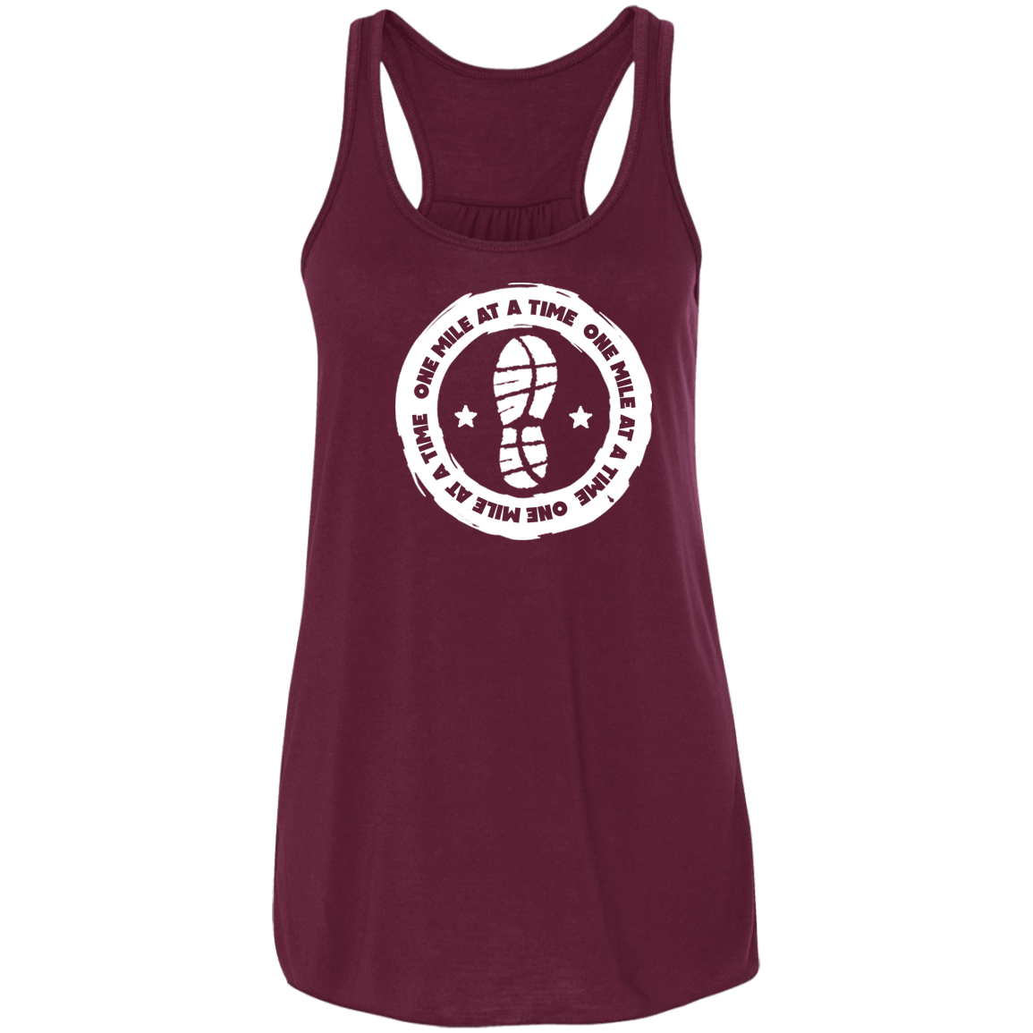 Flowy Racerback Tank ONE MILE
