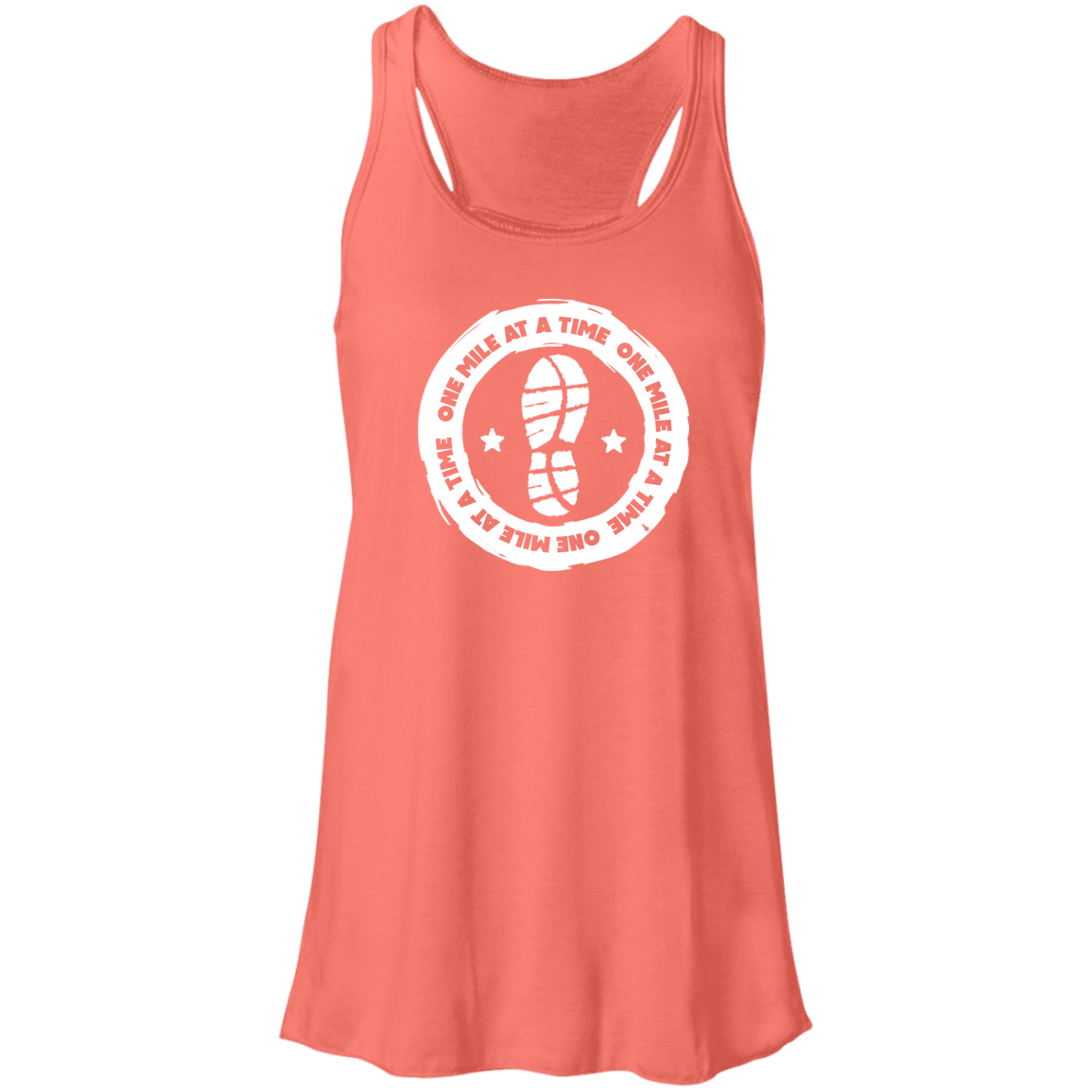 Flowy Racerback Tank ONE MILE