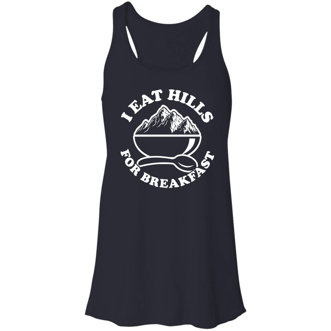 Flowy Racerback Tank - I EAT HILLS