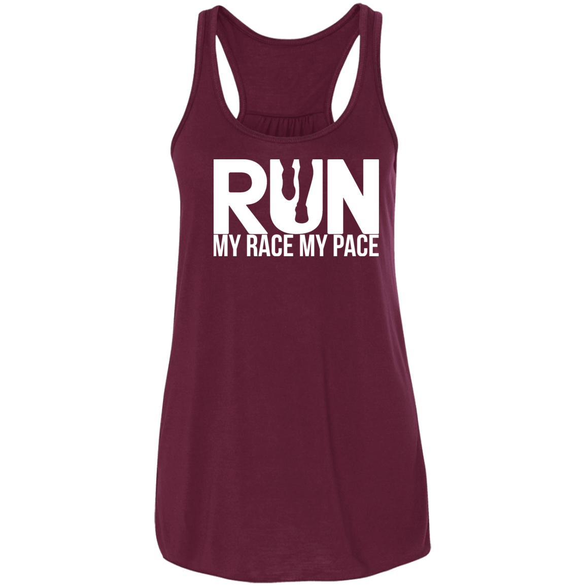 Flowy Racerback Tank - MY RACE