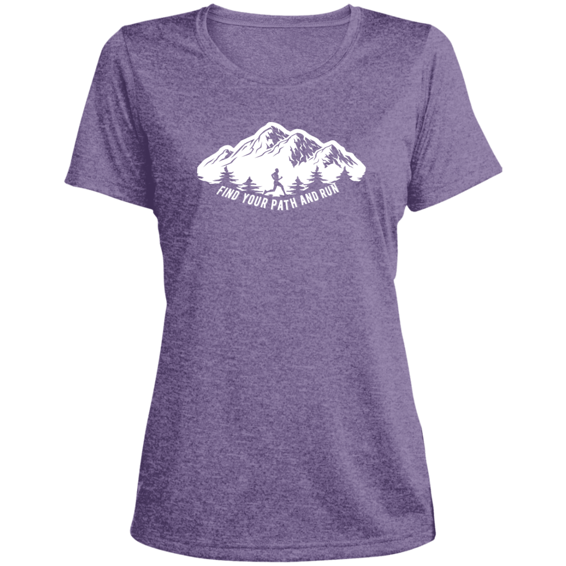 Heather Performance Tee - FIND YOUR PATH