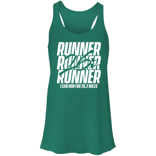 Flowy Racerback Tank - 26.2 RUNNER