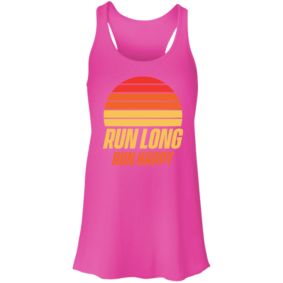 Flowy Racerback Tank - RUN LONG