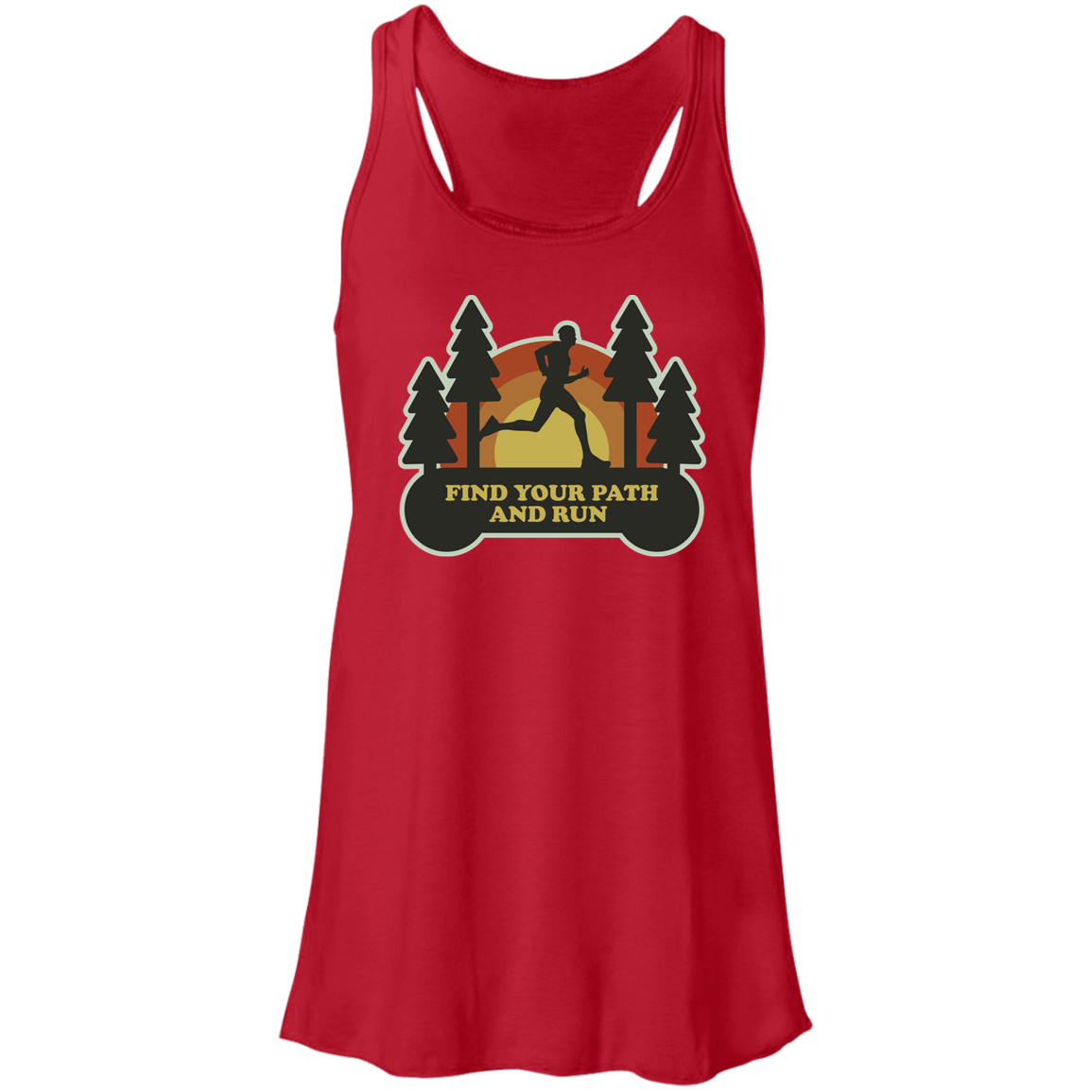 Flowy Racerback Tank - SUNSET