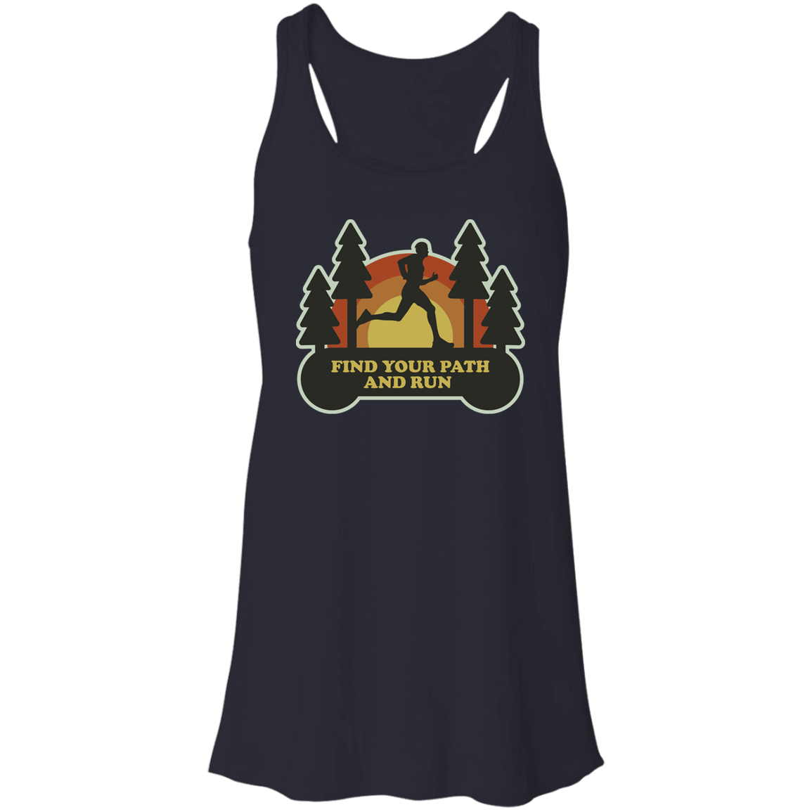 Flowy Racerback Tank - SUNSET