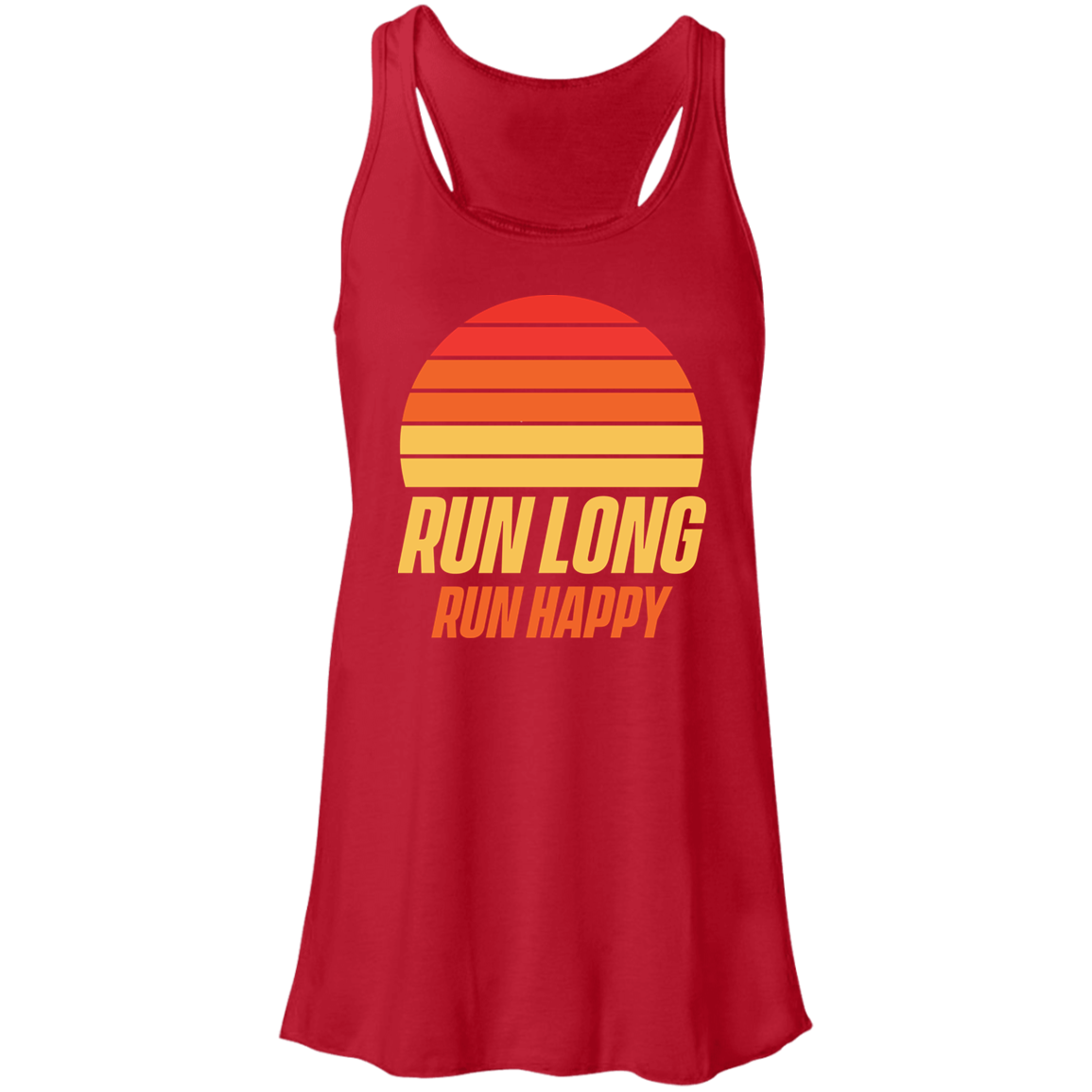 Flowy Racerback Tank - RUN LONG