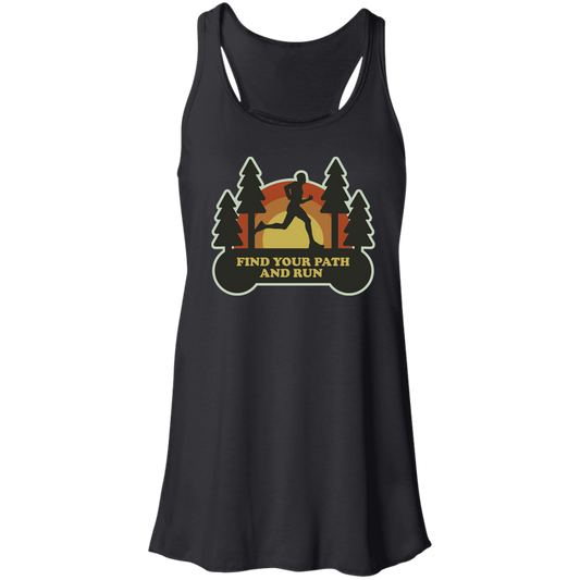 Flowy Racerback Tank - SUNSET
