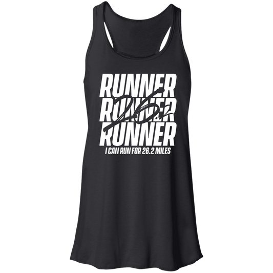 Flowy Racerback Tank - 26.2 RUNNER