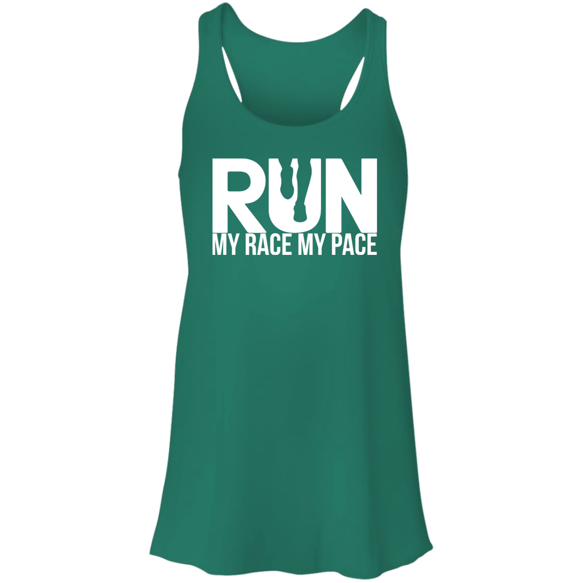 Flowy Racerback Tank - MY RACE