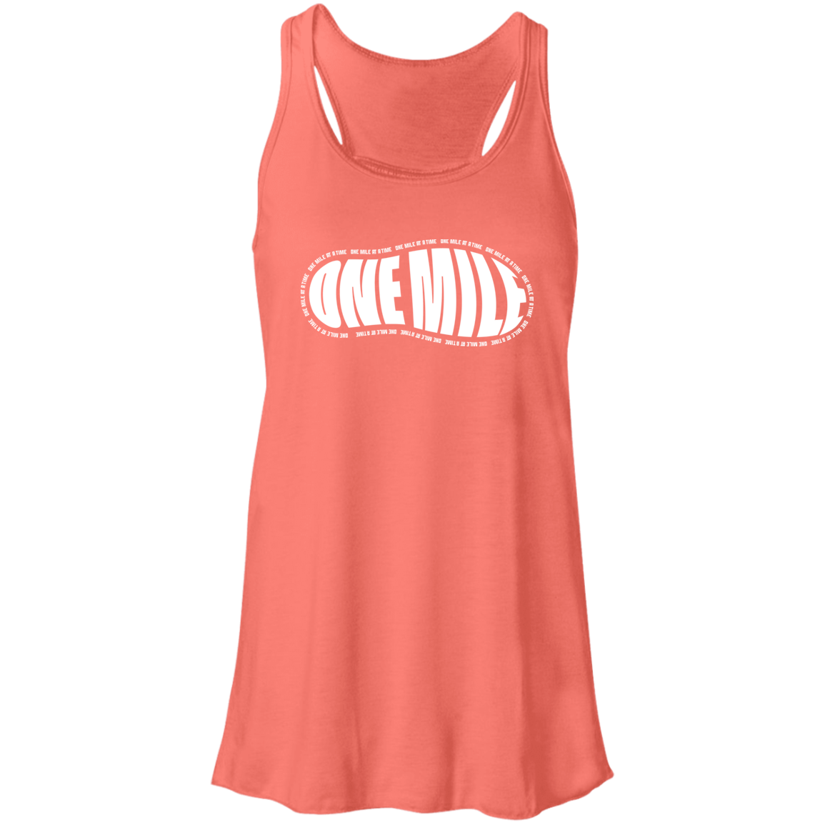 Flowy Racerback Tank - ONE MILE