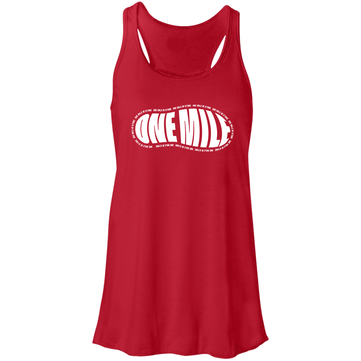 Flowy Racerback Tank - ONE MILE