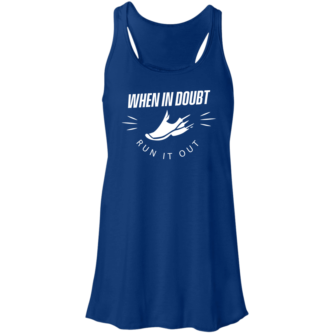 Flowy Racerback Tank - RUN IT OUT