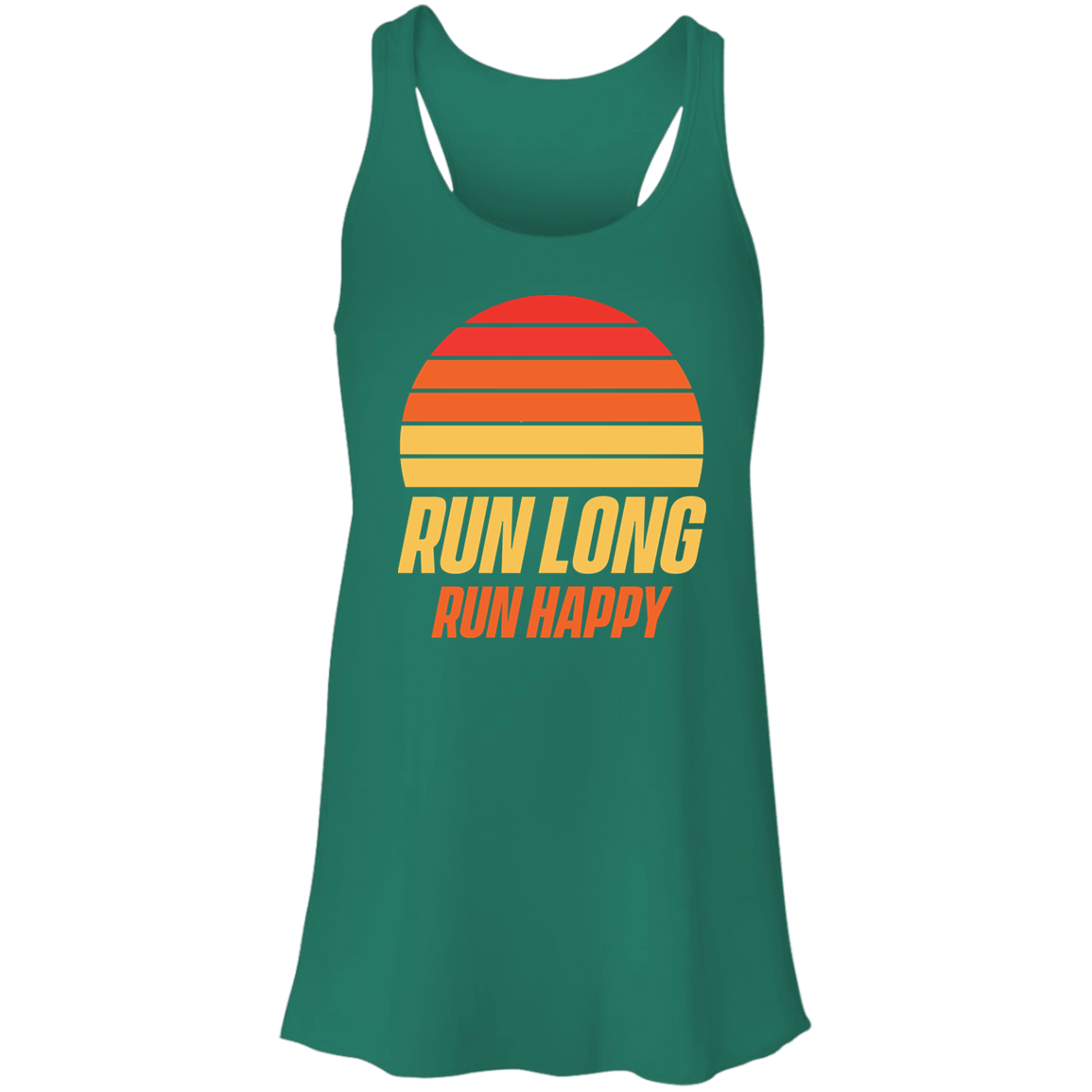 Flowy Racerback Tank - RUN LONG