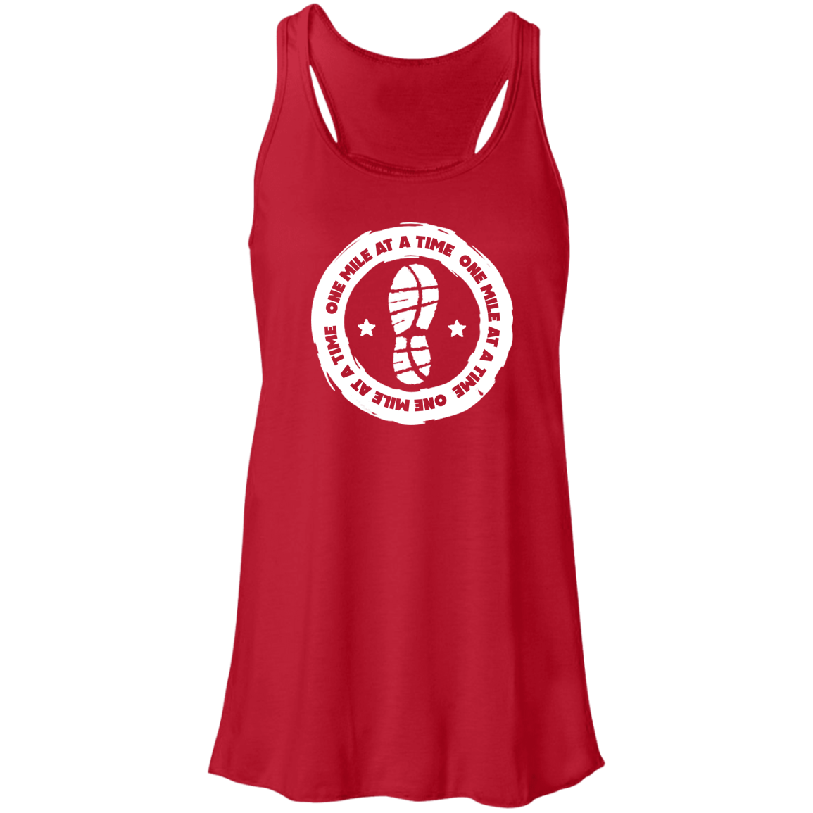 Flowy Racerback Tank ONE MILE