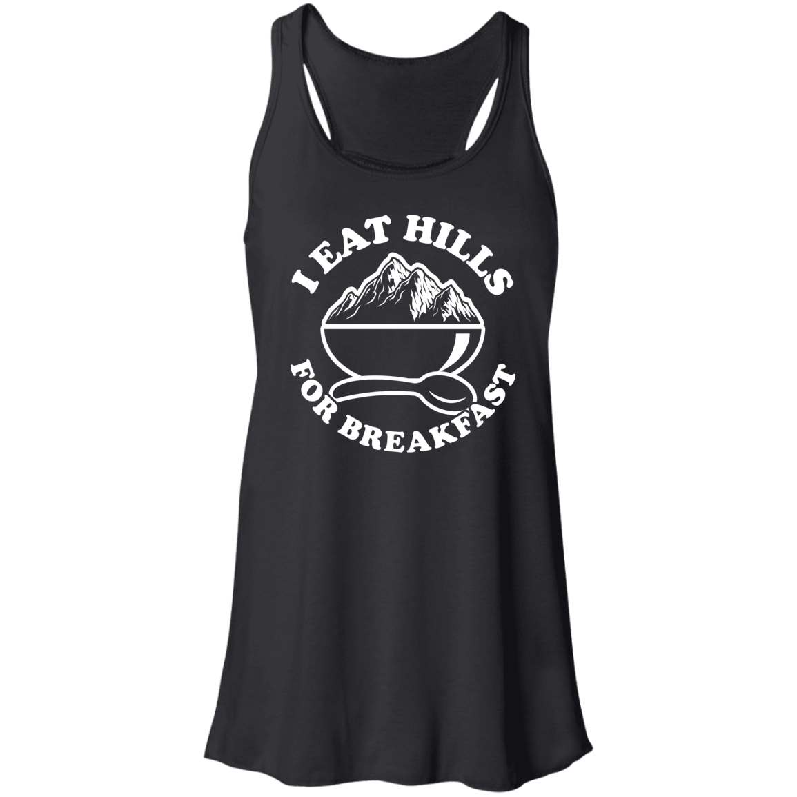 Flowy Racerback Tank - I EAT HILLS