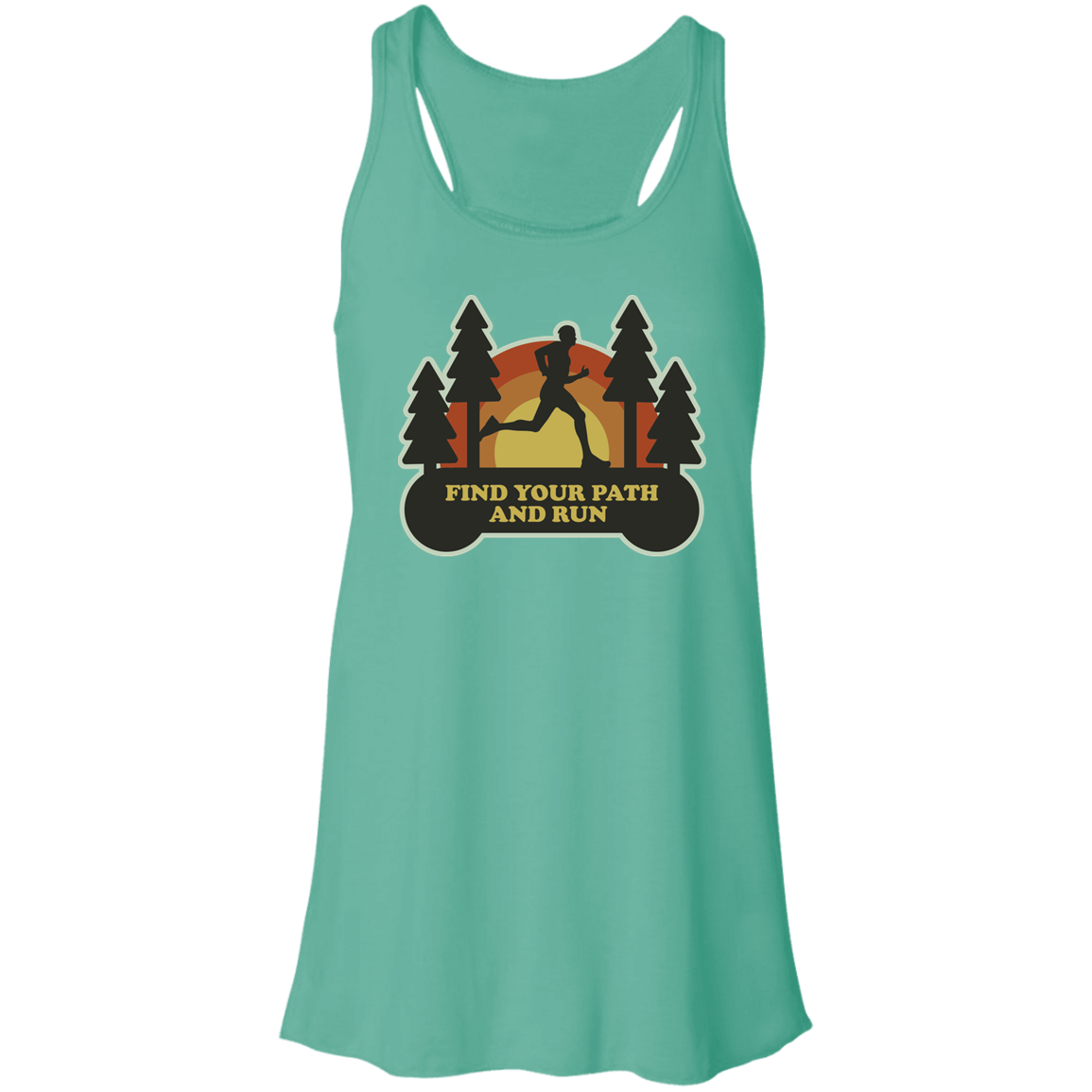 Flowy Racerback Tank - SUNSET