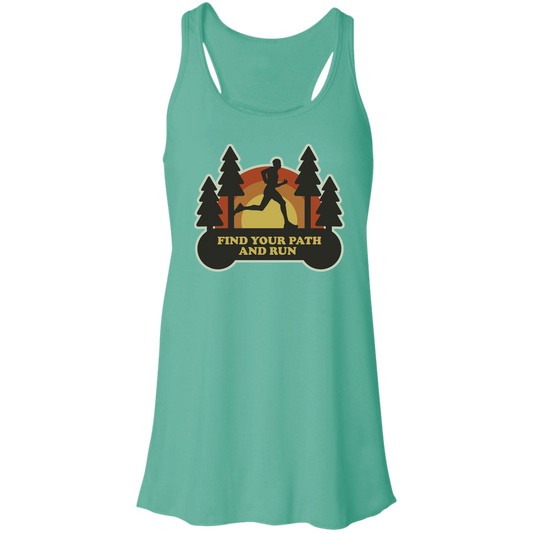 Flowy Racerback Tank - SUNSET