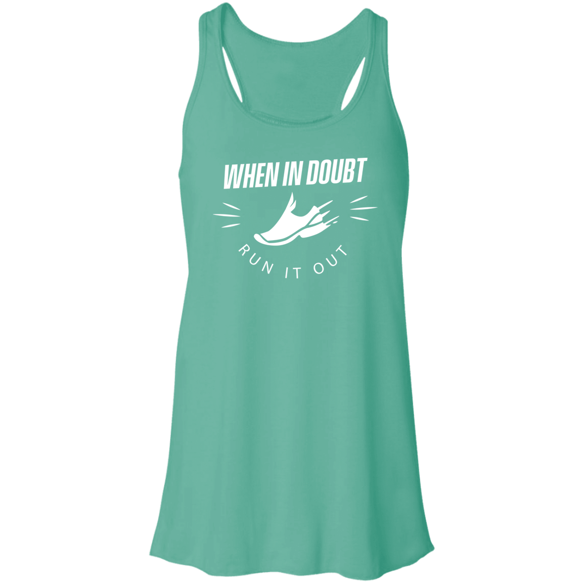 Flowy Racerback Tank - RUN IT OUT
