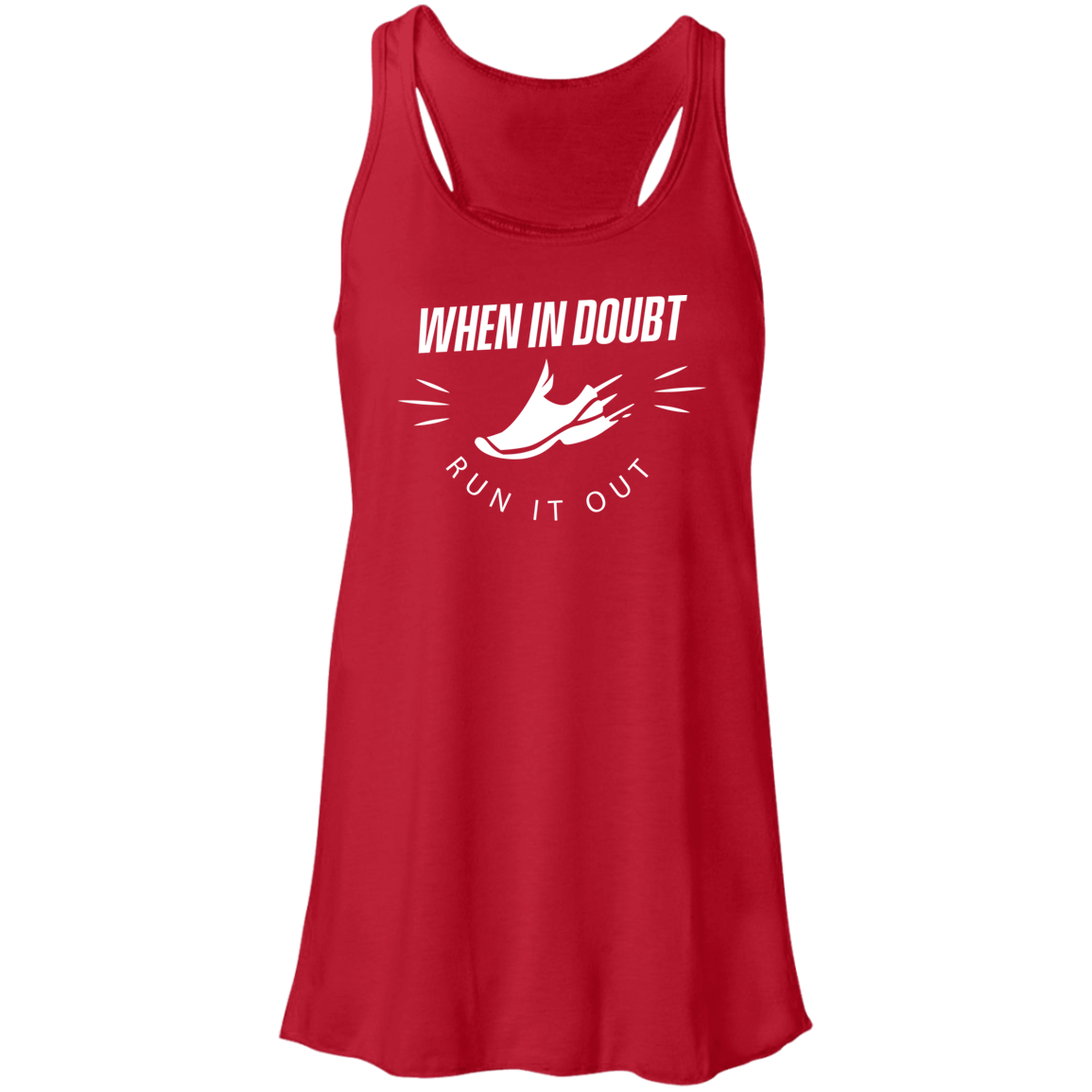 Flowy Racerback Tank - RUN IT OUT