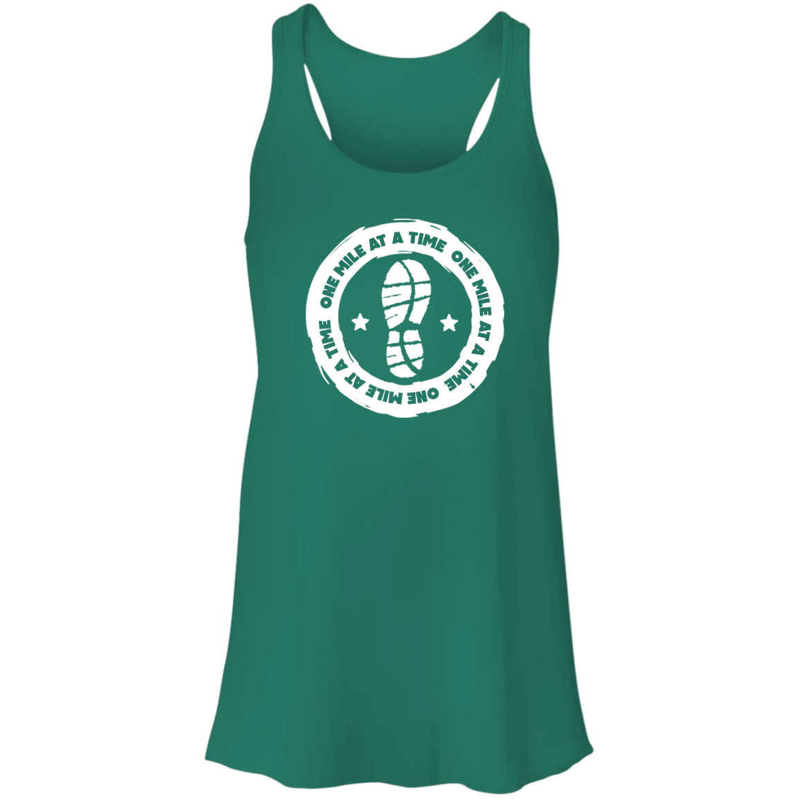 Flowy Racerback Tank ONE MILE