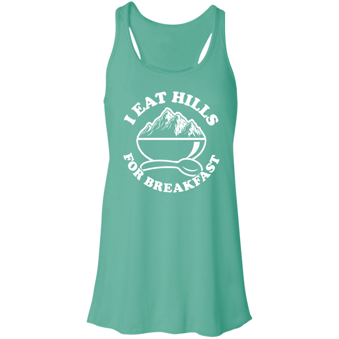 Flowy Racerback Tank - I EAT HILLS