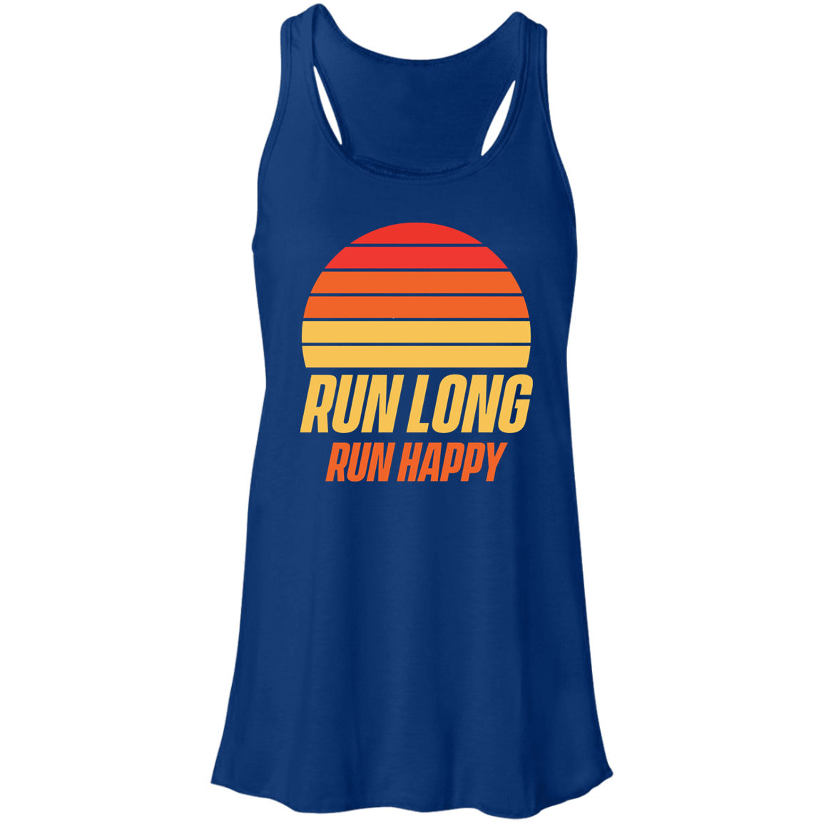 Flowy Racerback Tank - RUN LONG