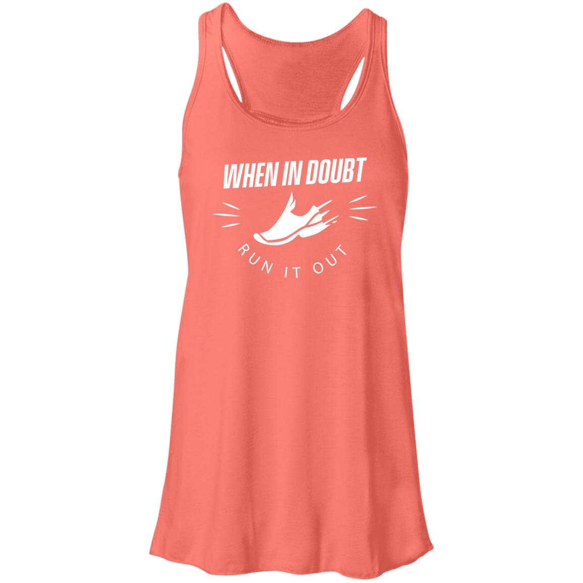 Flowy Racerback Tank - RUN IT OUT