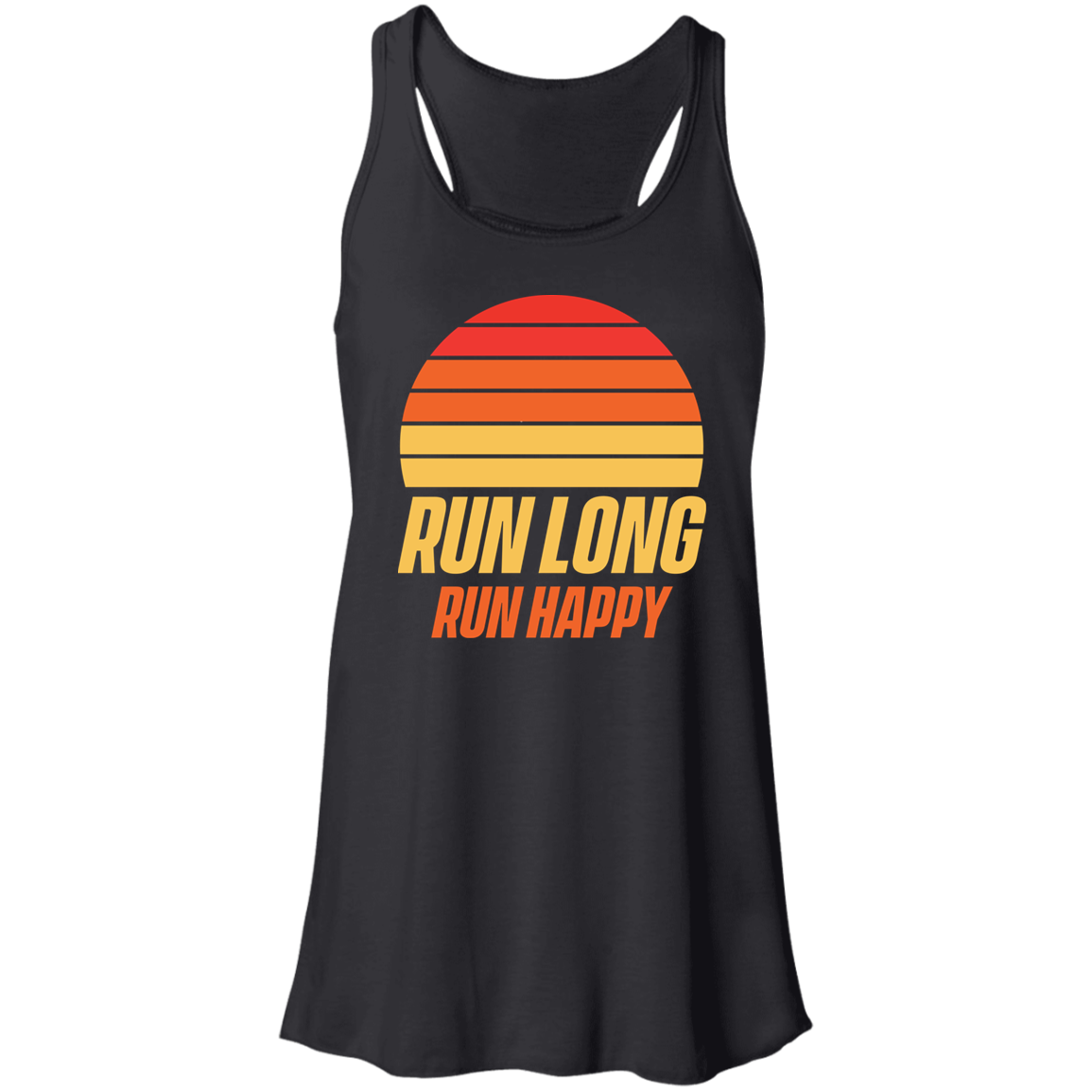 Flowy Racerback Tank - RUN LONG