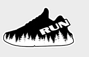 Run Shoe sticker