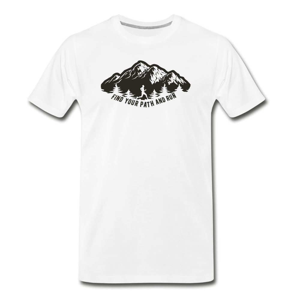 Find your path and run - white