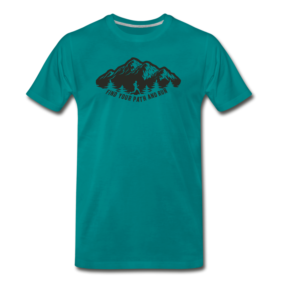 Find your path and run - teal