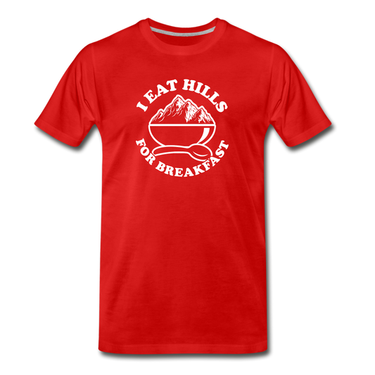 I eat hills for breakfast - red