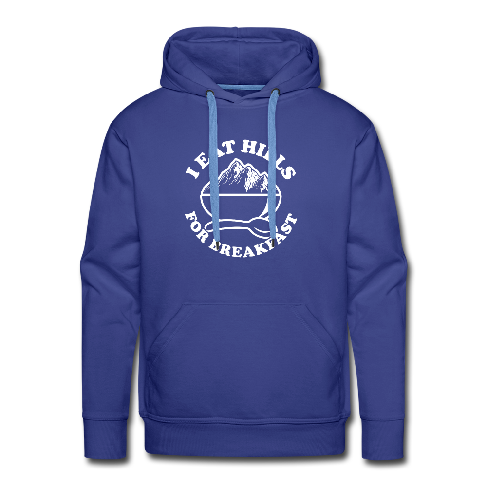 I eat hills for breakfast - royal blue
