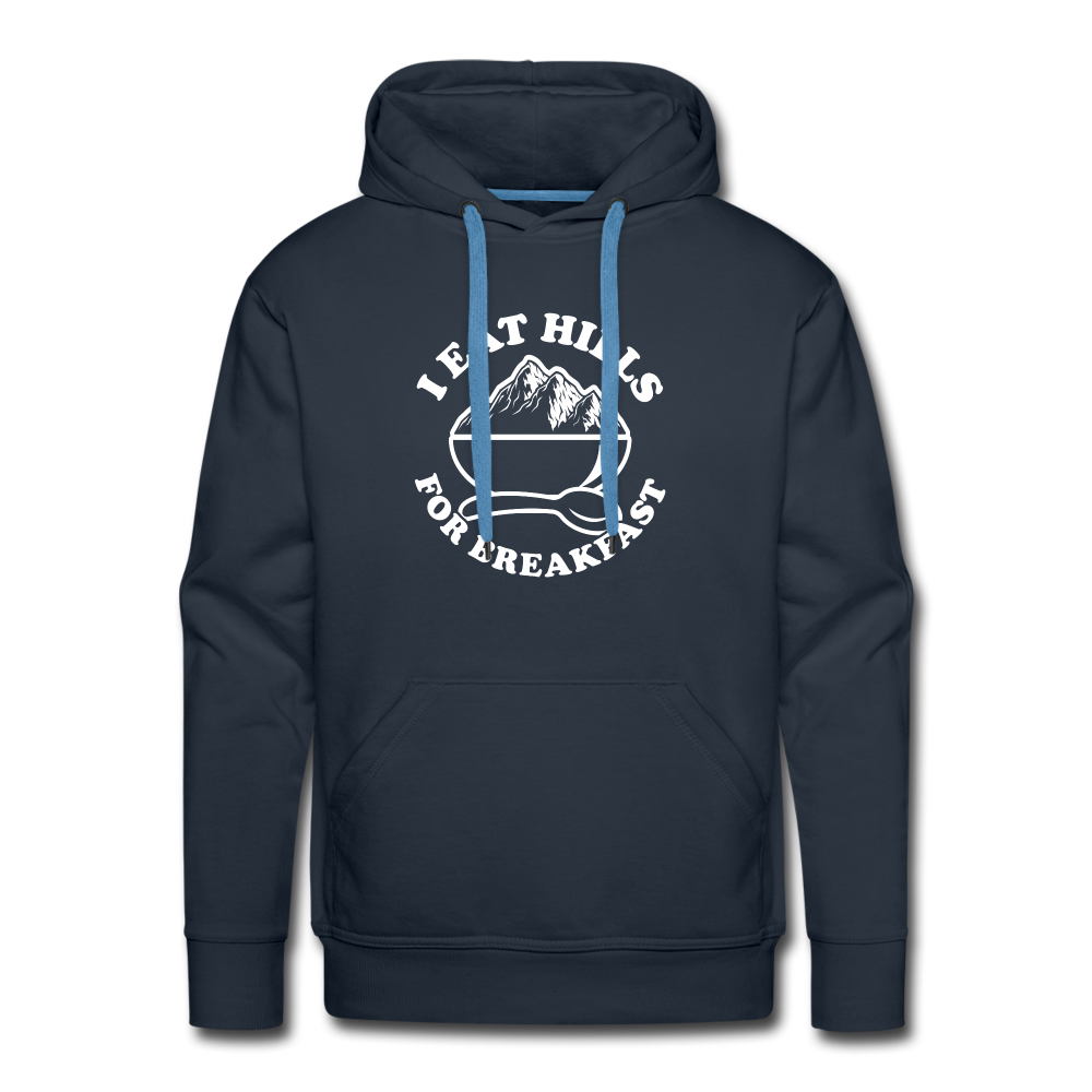 I eat hills for breakfast - navy