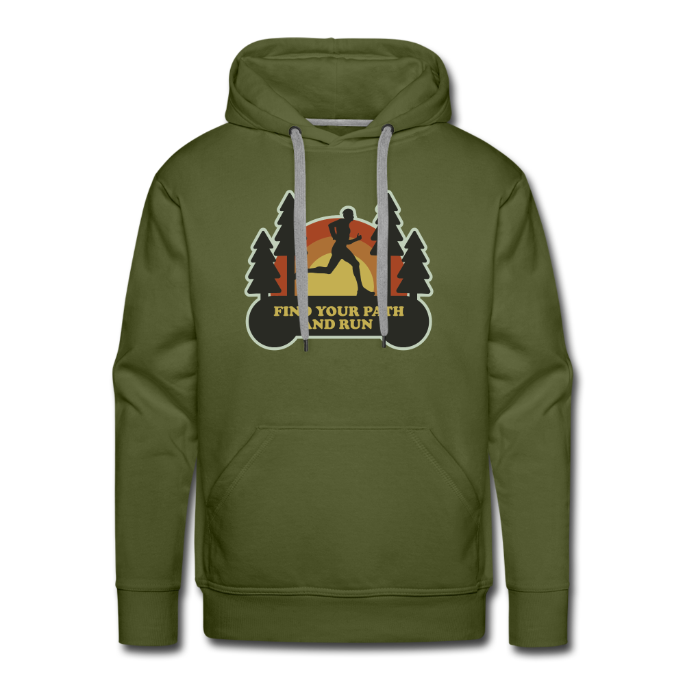 Sunset - olive green