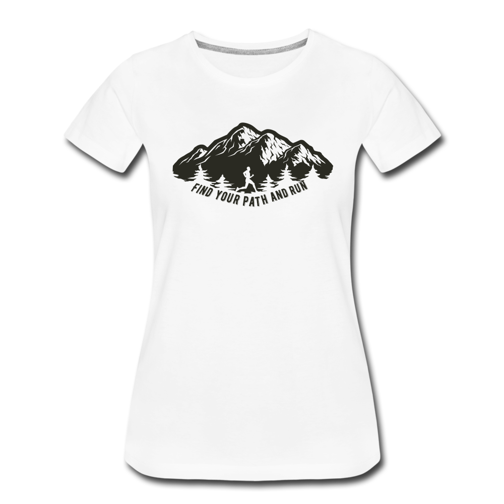 Find your path and run - white